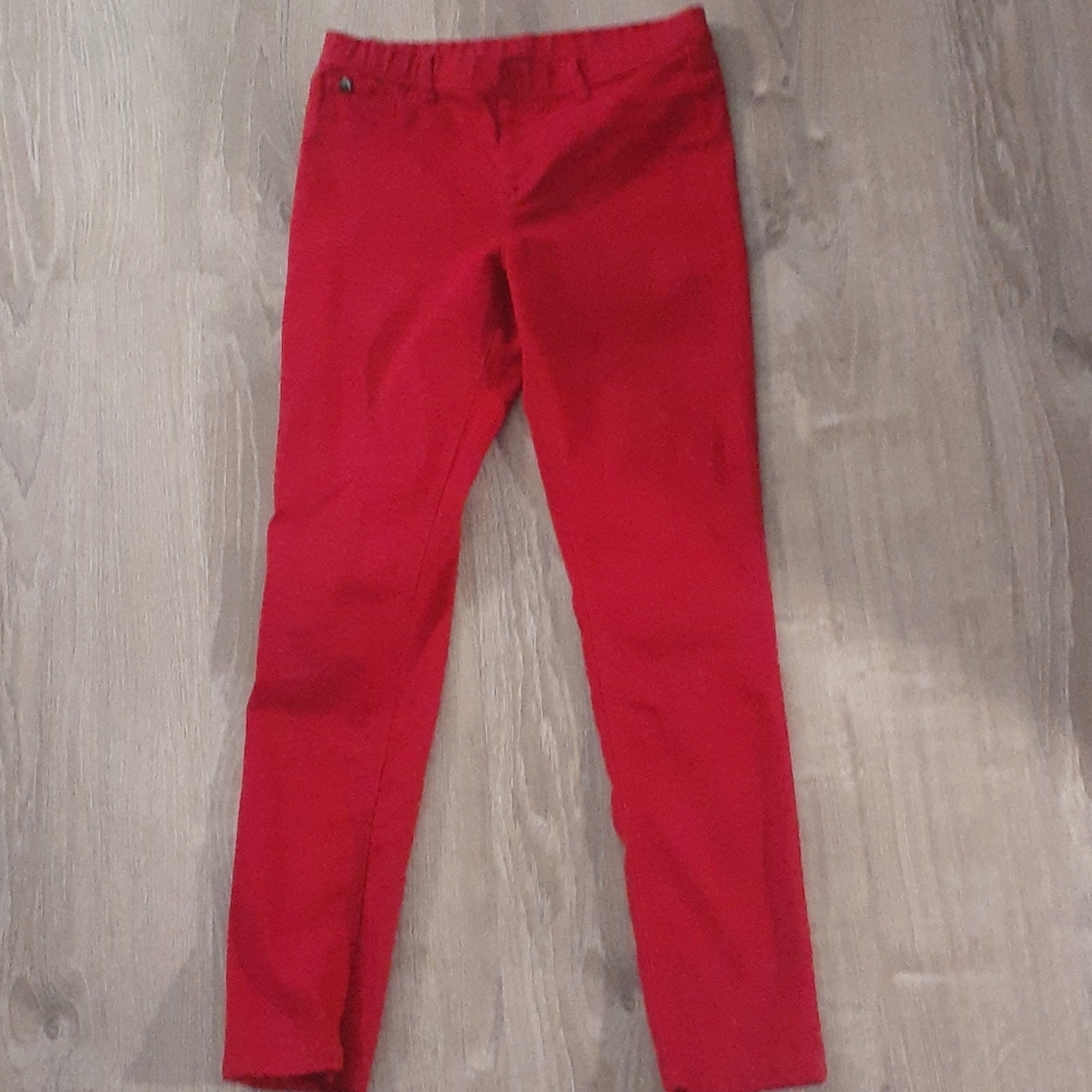 Red jeggings